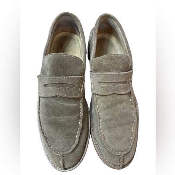 Lavorarione Antigiana Women’s Suede Loafer in Tan made in Italy size 10 - Picture 1 of 8